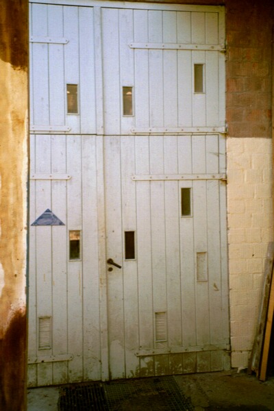Eingangst&uuml;r zum Atelier